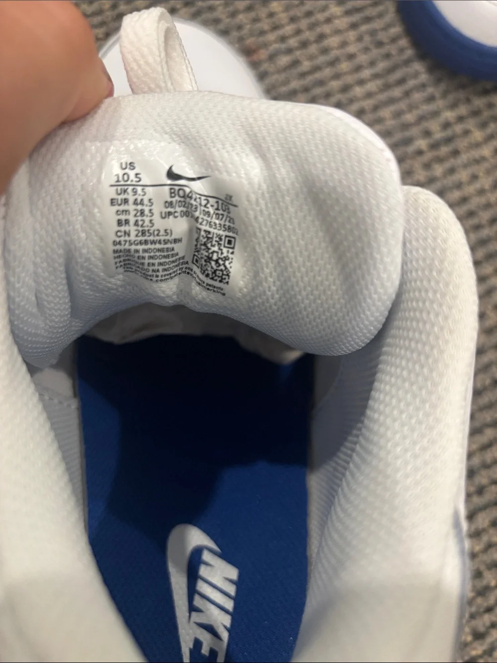 Nike Flight Legacy “White Game Royal” Brand New